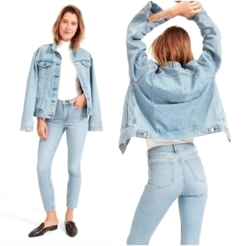 Everlane Light Wash Ankle Skinny Jeans
